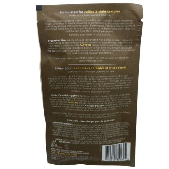 Pattern Treatment Mask Coilies Tight Textures Definition Curl Elongation 1.75mL - Picture 2 of 2